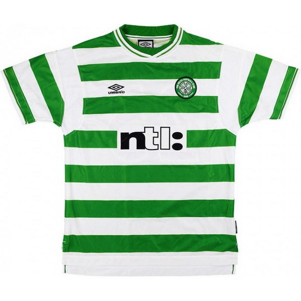 Camiseta Celtic 1ª Kit Retro 1999 2001 Verde